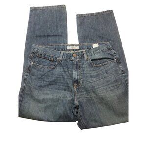 Tommy Hilfiger Mens Blue Denim Jeans Straight Fit Classic Style Size 36 x 32